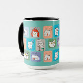 Mug ours visage motif (Devant gauche)