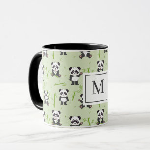 Mug Ourson Panda Mignon Bamboo Kawaii Animaux Monogram