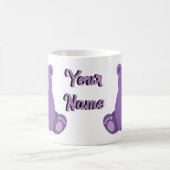 Mug Ourson Violet Assis Kawaii Mignon (Centre)