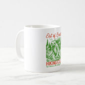 Mug Out Breath Funny Sloth Randonnée Club (Devant gauche)