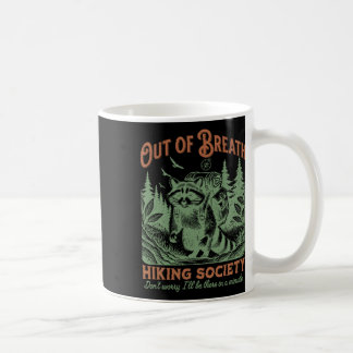 Mug Out Breath Randonnée Society Drôle Trash Pandas Wi
