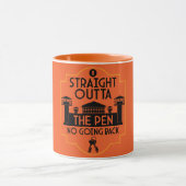 Mug Out Of Jail Prison Release Gift Two-Tone Coffee Mu (Centre)