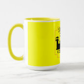 Mug Out Of Jail Prison Release Gift Two-Tone Coffee Mu (Gauche)