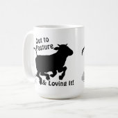 Mug Out to Pasture & Loving It Funny Cow Retirement (Devant gauche)