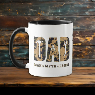 Mug Outil Camouflage Fête des pères papa