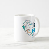 Mug Outil dentaire amusant Coeur (Devant droit)