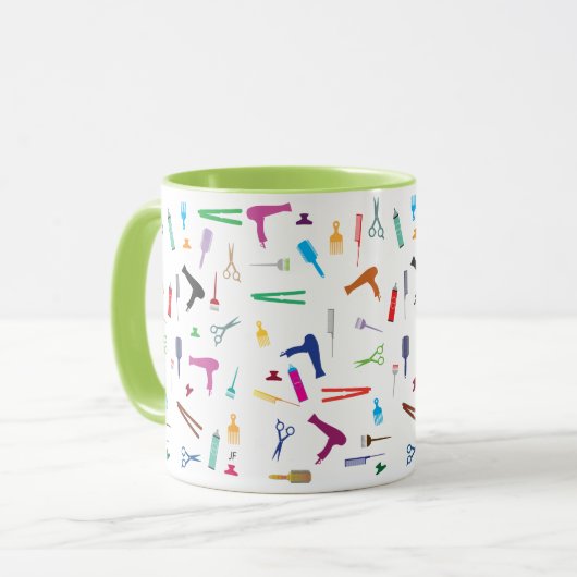 Mug Outils 2 de coiffures (Devant gauche)