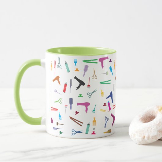 Mug Outils 2 de coiffures (Avec donut)