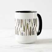 Mug Outils à main pour électricien (Devant droit)