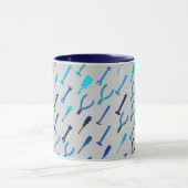 Mug Outils de bricoleur, sur le gris argenté (Centre)