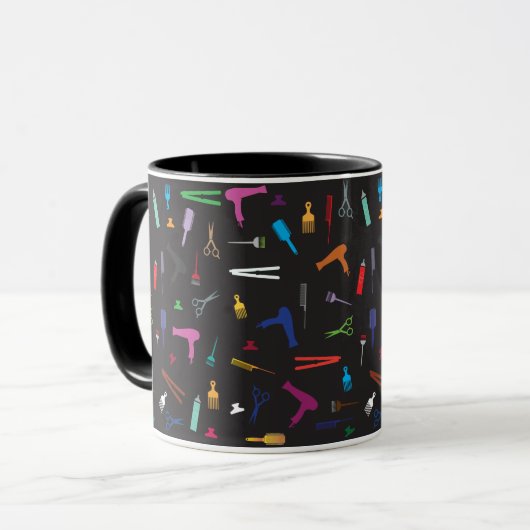Mug Outils de coiffures (Devant gauche)