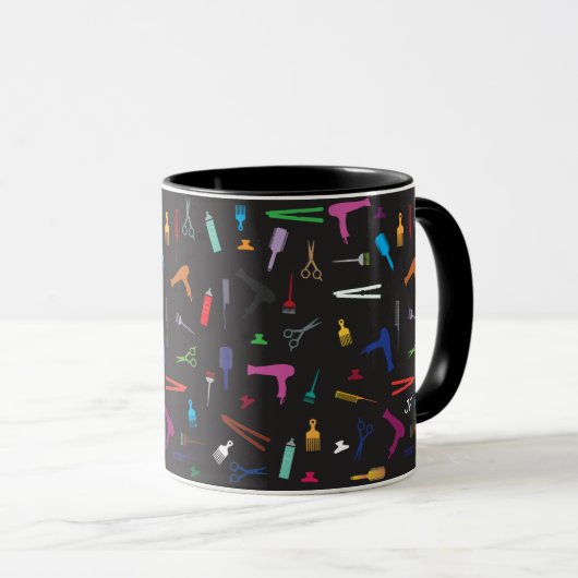 Mug Outils de coiffures (Devant droit)