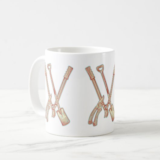 Mug Outils de jardinage (Devant gauche)