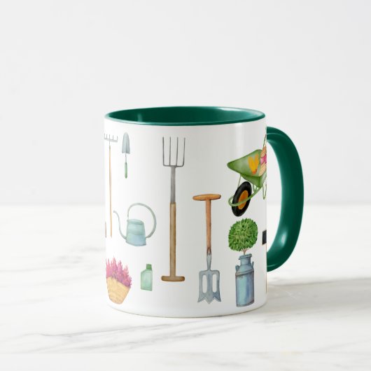 Mug Outils de jardinage  (Devant droit)
