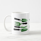 Mug Outils de jardinage vert (Gauche)