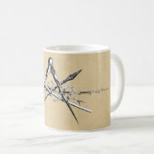 Mug Outils de rédaction d'architecture traditionnelle (Devant droit)