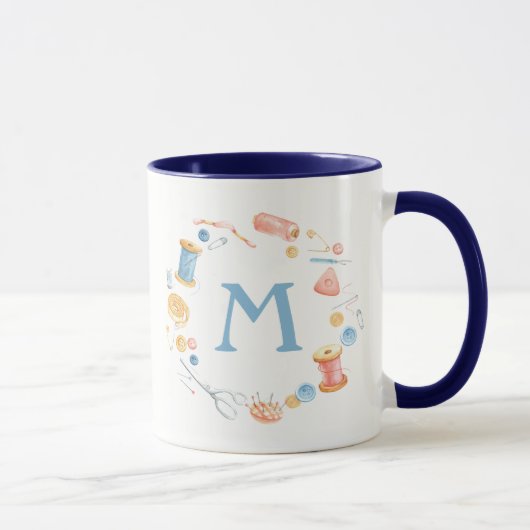 MUG OUTILS DE VOIE COUPÉE EN COULEUR PASTEL (Droite)