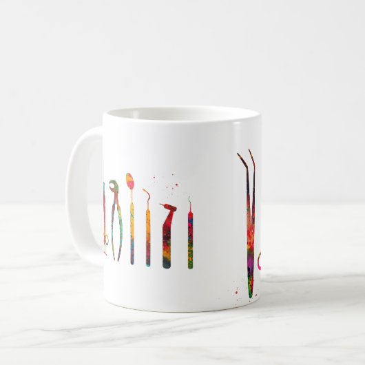 Mug Outils Dentiste (Devant gauche)