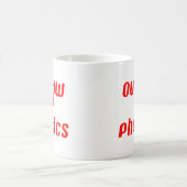 Mug Outlaw of Physics - Rouge (Centre)