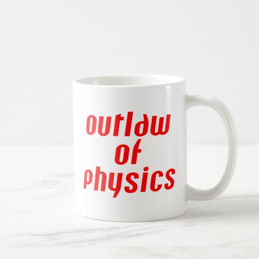 Mug Outlaw of Physics - Rouge (Droite)