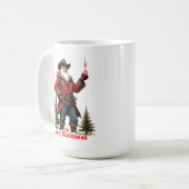 Mug Outlaw Santa Christmas Ornament (Devant gauche)