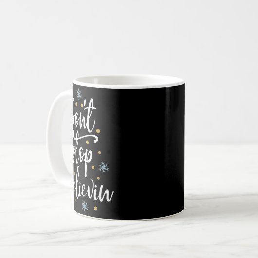 Mug Outstading For Melanin Don't Stop Believing - Men' (Devant gauche)
