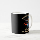 Mug Outta Spells But Not Outta Shells Wizard Fantasy M (Devant droit)
