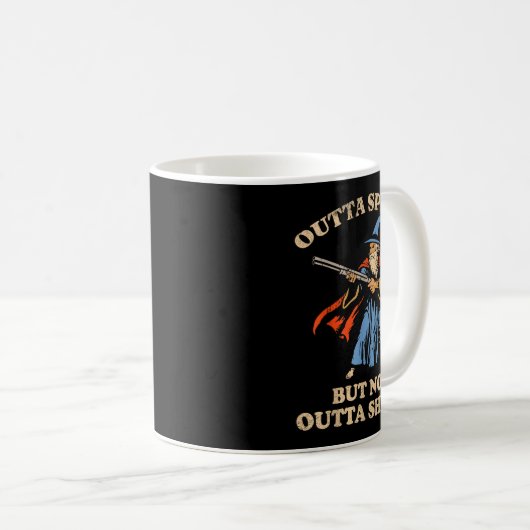 Mug Outta Spells But Not Outta Shells Wizard Fantasy M (Devant droit)