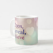 Mug Ouvert, Révéler, Croire (Devant gauche)