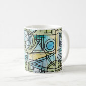 Mug Ouverture-Art géométrique Bauhaus moderne (Devant droit)