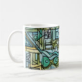 Mug Ouverture-Art géométrique Bauhaus moderne (Gauche)