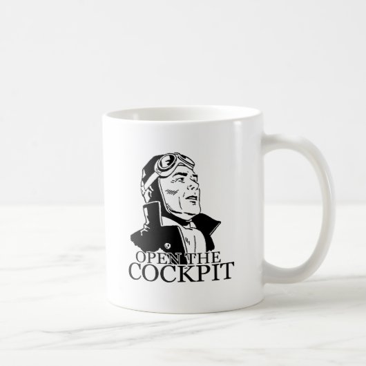 Mug Ouvrez le cockpit (Droite)
