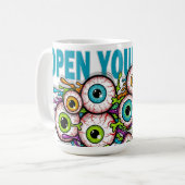 Mug Ouvrez vos yeux (Devant gauche)