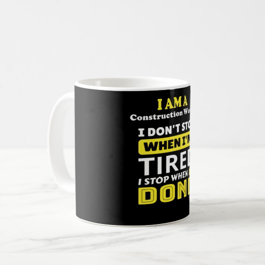 Mug Ouvrier du bâtiment (Devant gauche)