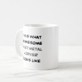 Mug ouvrier en tôle, génial (Devant gauche)