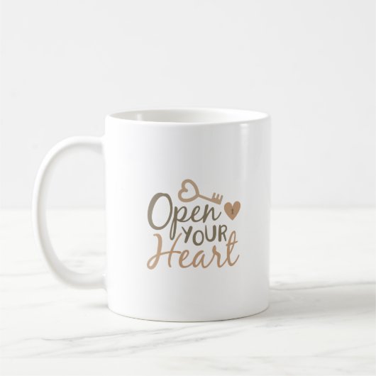 Mug ouvrir votre coeur (Gauche)