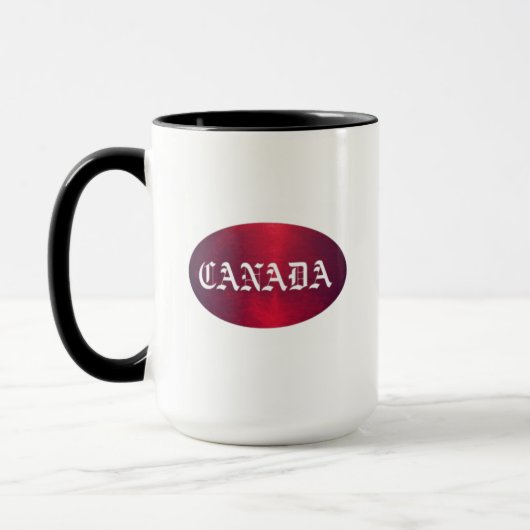 Mug oval du canada (Gauche)