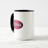 Mug oval du canada (Devant gauche)