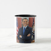 Mug Oval Office Portrait, Obama Barack Président des É (Centre)