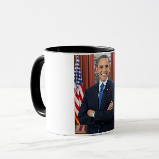 Mug Oval Office Portrait, Obama Barack Président des É (Devant gauche)