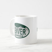 Mug Ovale de permis de Denver (Devant gauche)