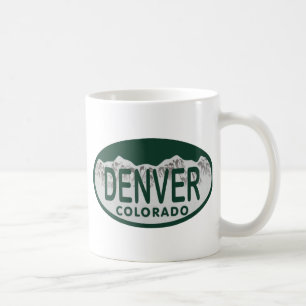 Mug Ovale de permis de Denver