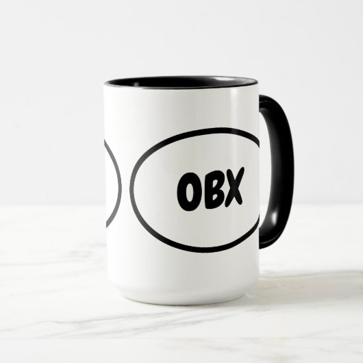 Mug Ovale OBX (Devant droit)