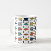 Mug Ovales et rectangles (Devant gauche)