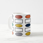 Mug Ovales et rectangles (Devant gauche)