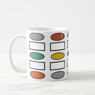 Mug Ovales et rectangles