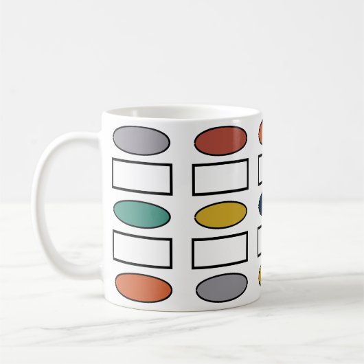 Mug Ovales et rectangles (Gauche)
