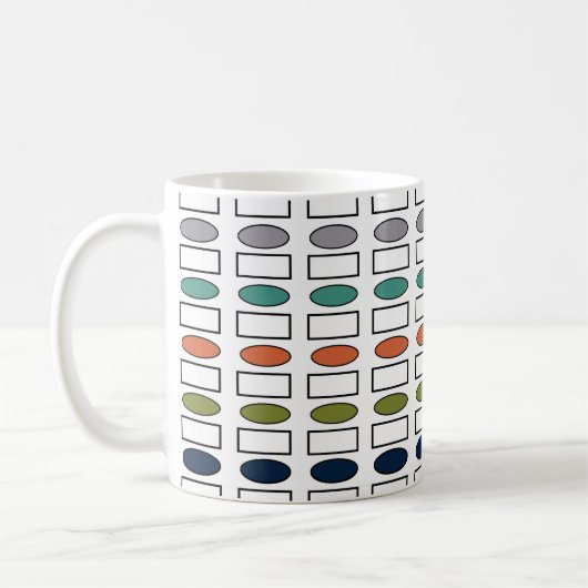 Mug Ovals and Rectangles (Gauche)