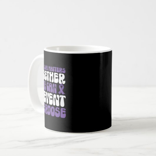 Mug Overdose Awareness – We Can Prevent Overdose  (Devant gauche)