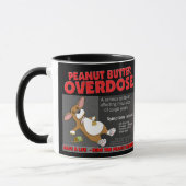 Mug Overdose de PB de corgi (Gauche)